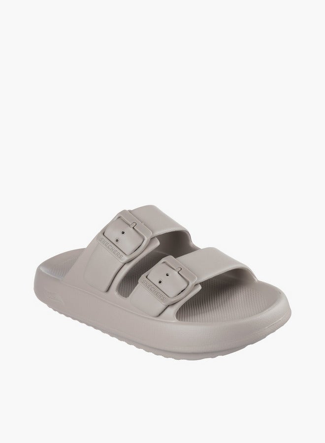 SKECHERS Men Buckle Accent Slides - Image 1